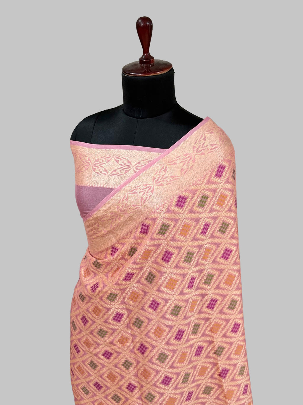 Pure Chiffon Khaddi banarasi saree